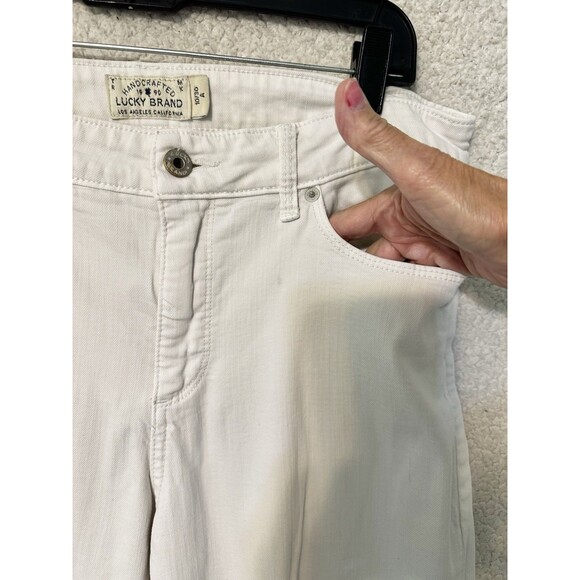Lucky Brand Skinny Jeans Women's Size 10/30 White Hayden SKINNY Pants Light Wash - Picture 4 of 15